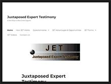Tablet Screenshot of jet-trials.org